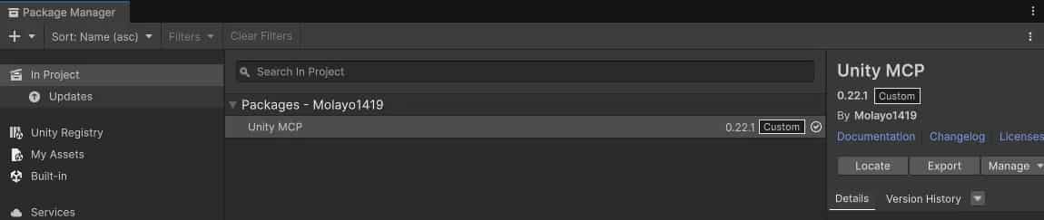 Unity에 Git 패키지 설치하기