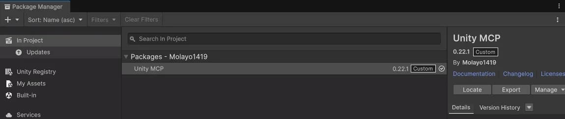 Unity에 Git 패키지 설치하기