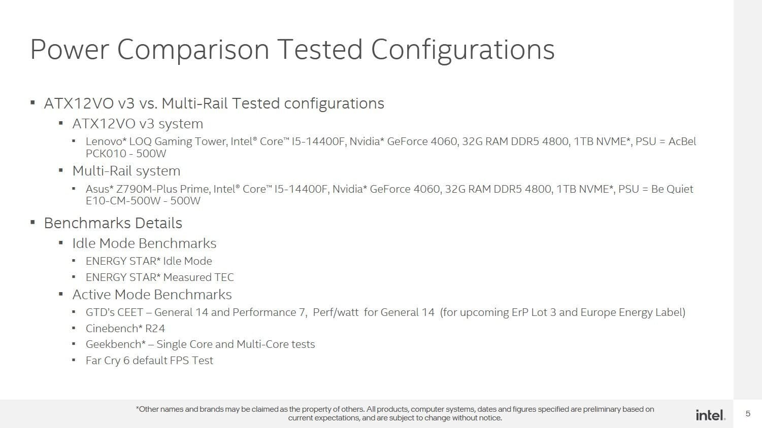 Leaked Intel slides on the upcoming ATX12VO V3 power supply standard