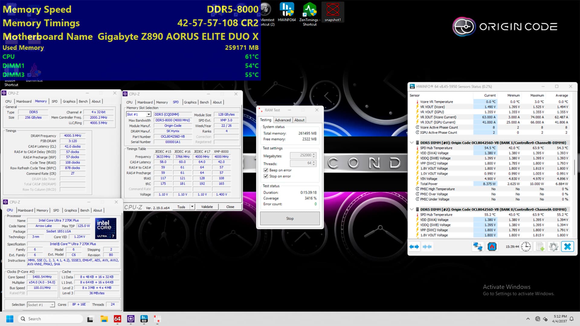 Origin Code 4R CUDIMM