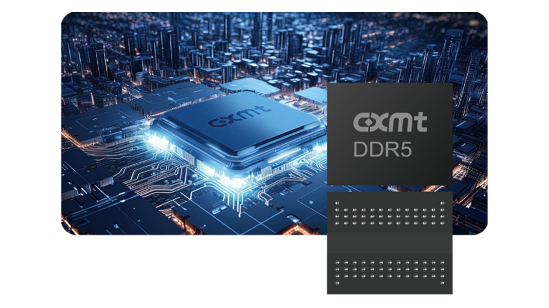 CXMT DDR5 memory chip image