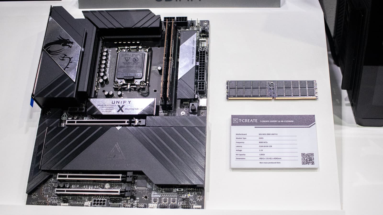 128GB 4-rank CUDIMMs from TeamGroup