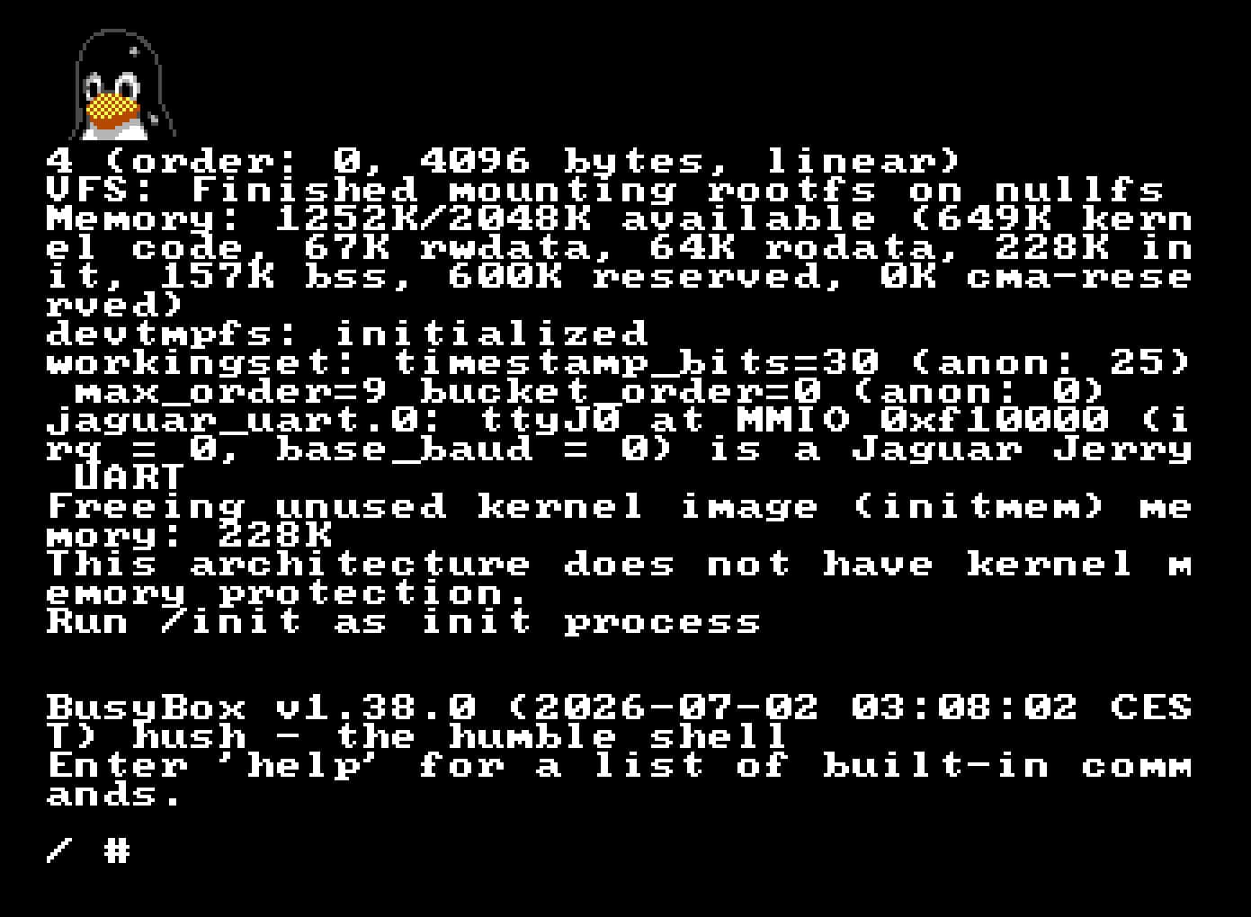 Atari Jaguar Linux