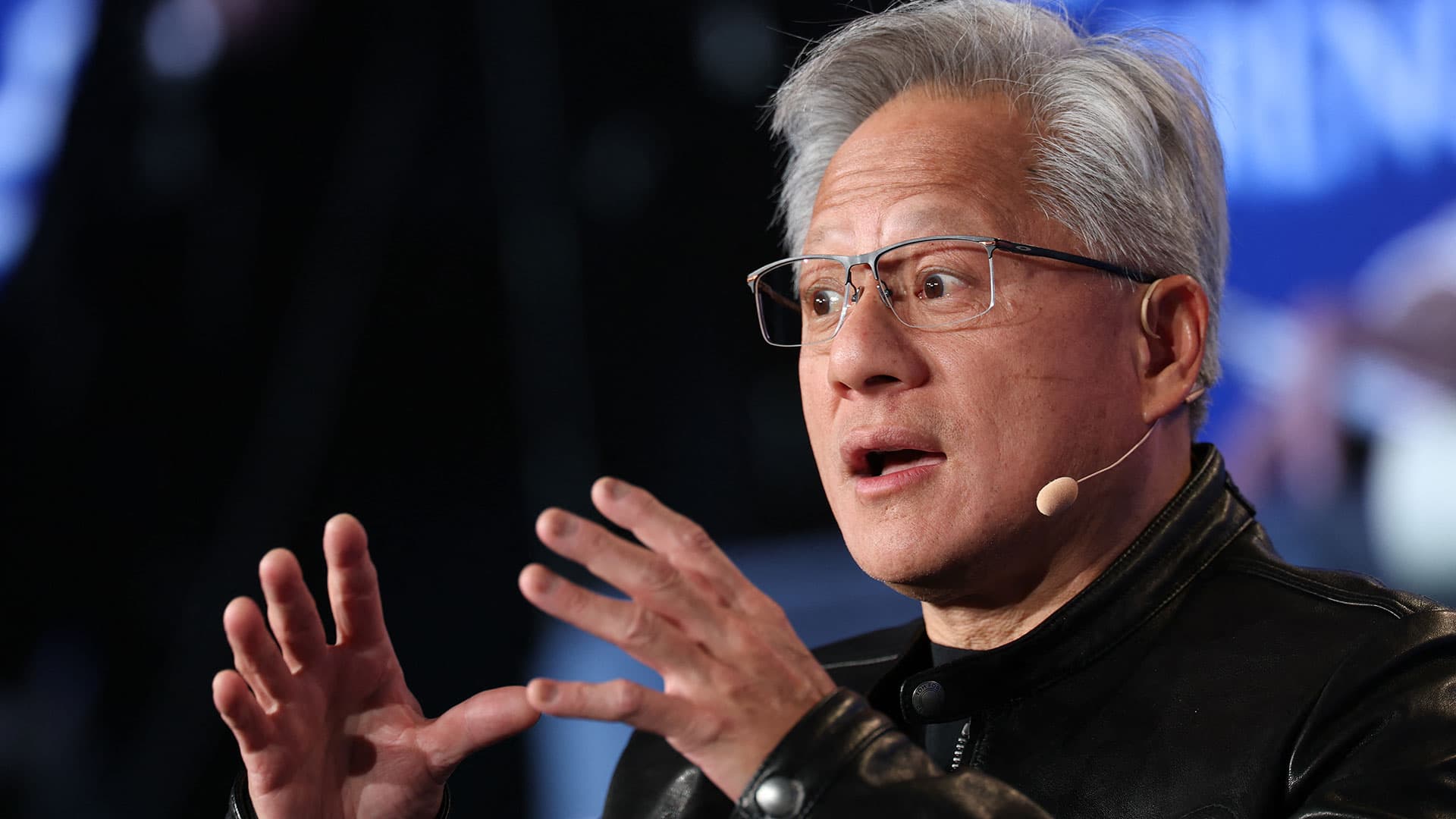 Jensen Huang urging something