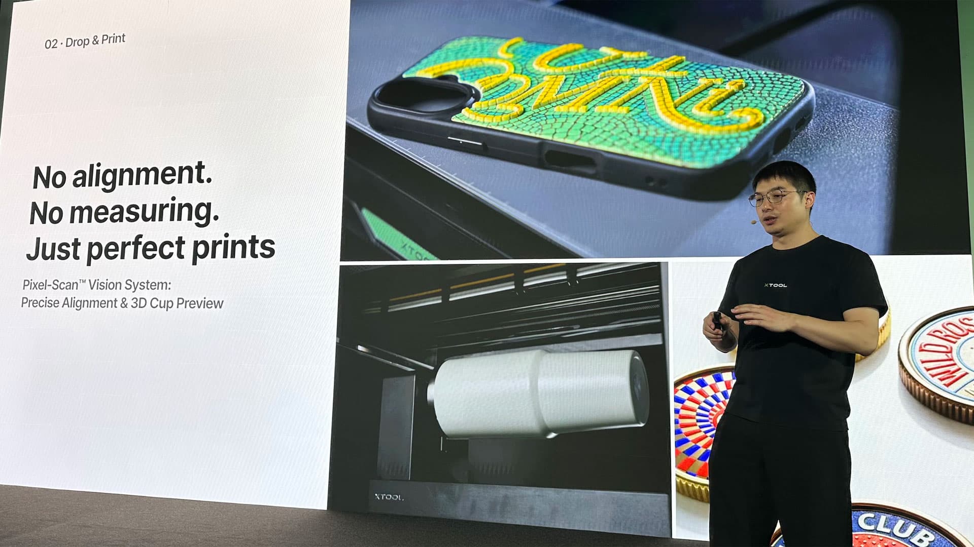 xTool 01 Omni Printer launch in Berlin