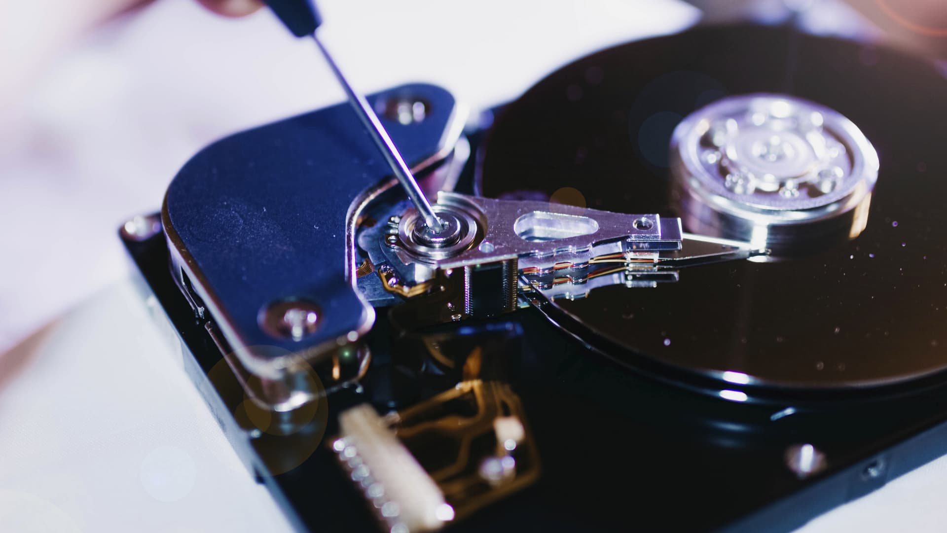 Hard drive internals