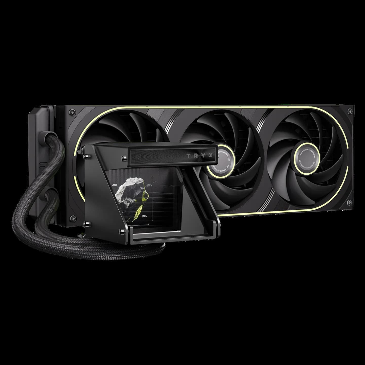 The Tryx Holo 360 AIO liquid cooler