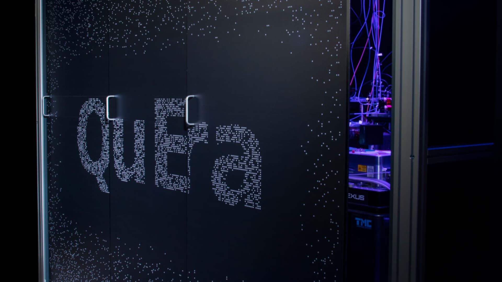 QuEra Logo on a computer