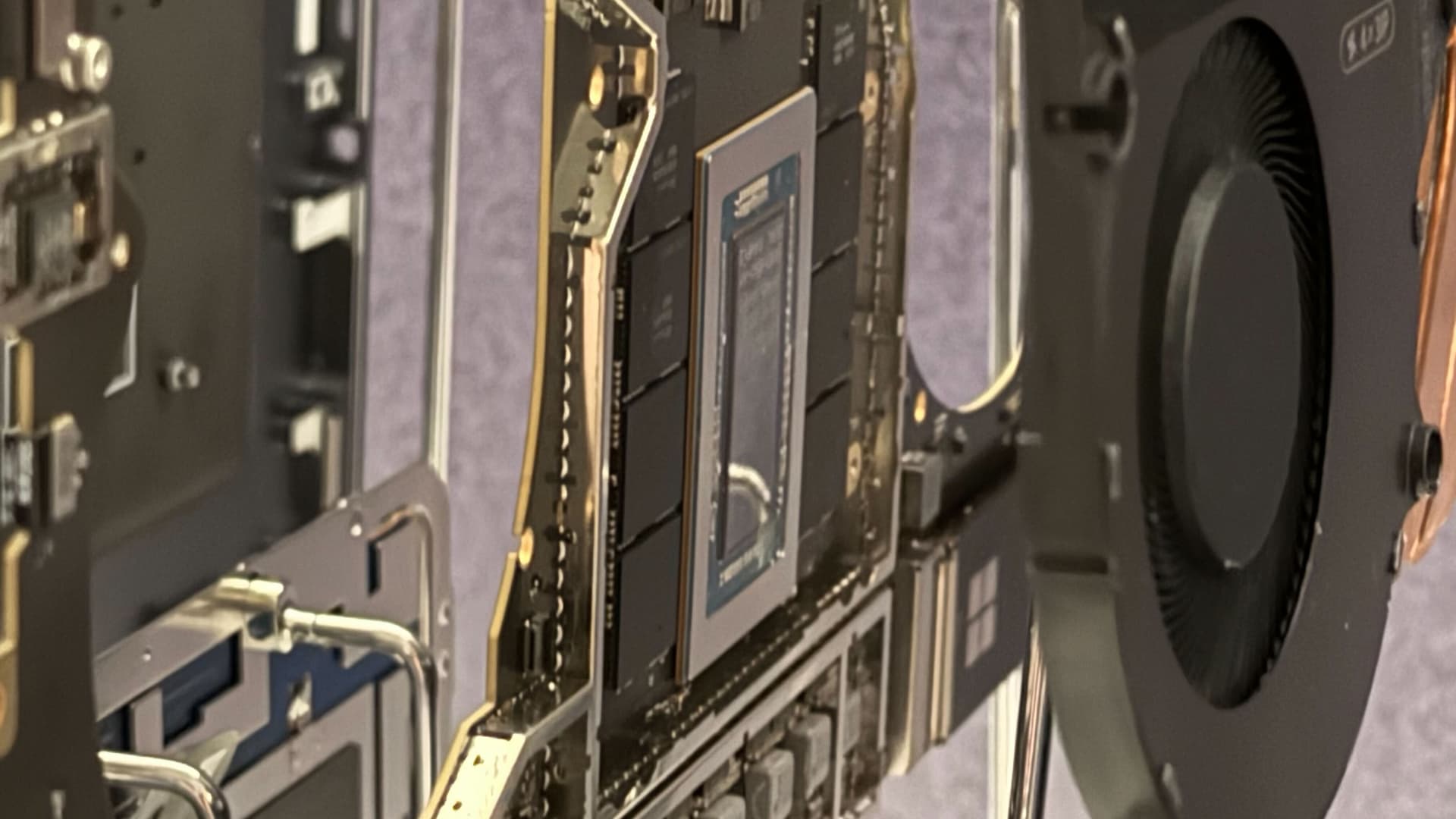 Internals of Surface Laptop Ultra with RTX Spark