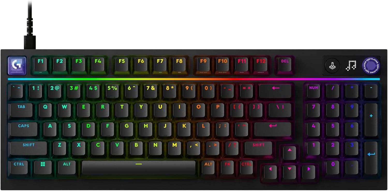The Logitech G316 X 98 wired mechanical keyboard in black