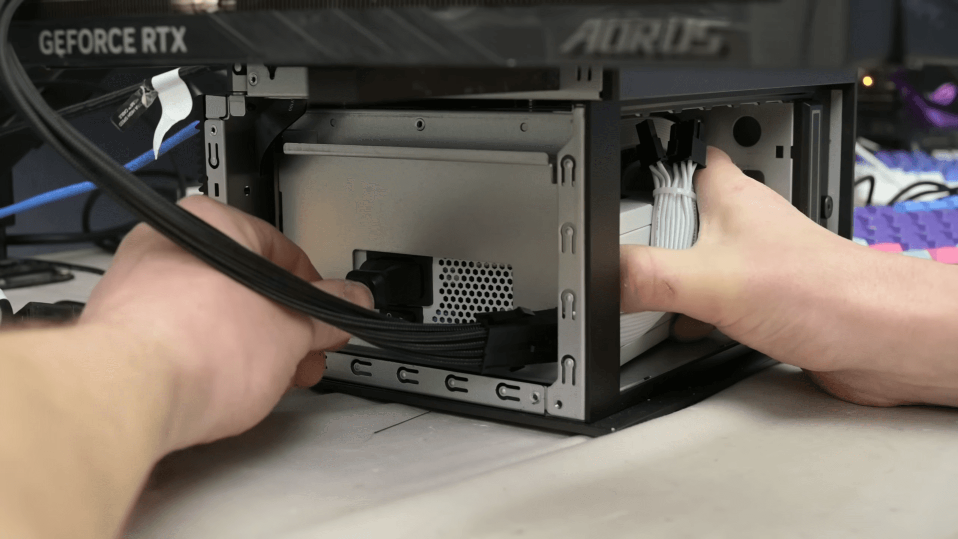 Putting an RTX 5060 inside a ZimaCube 2 NAS server