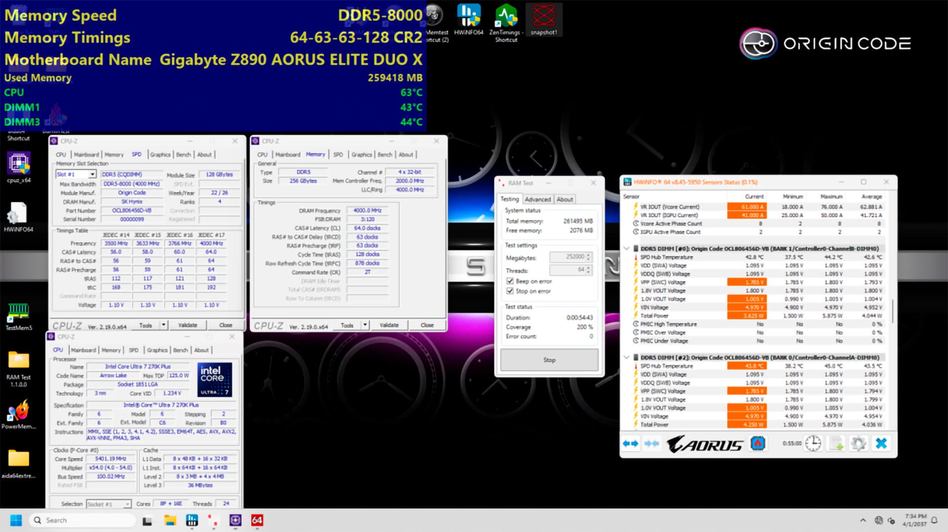 Origin Code 4R CUDIMM