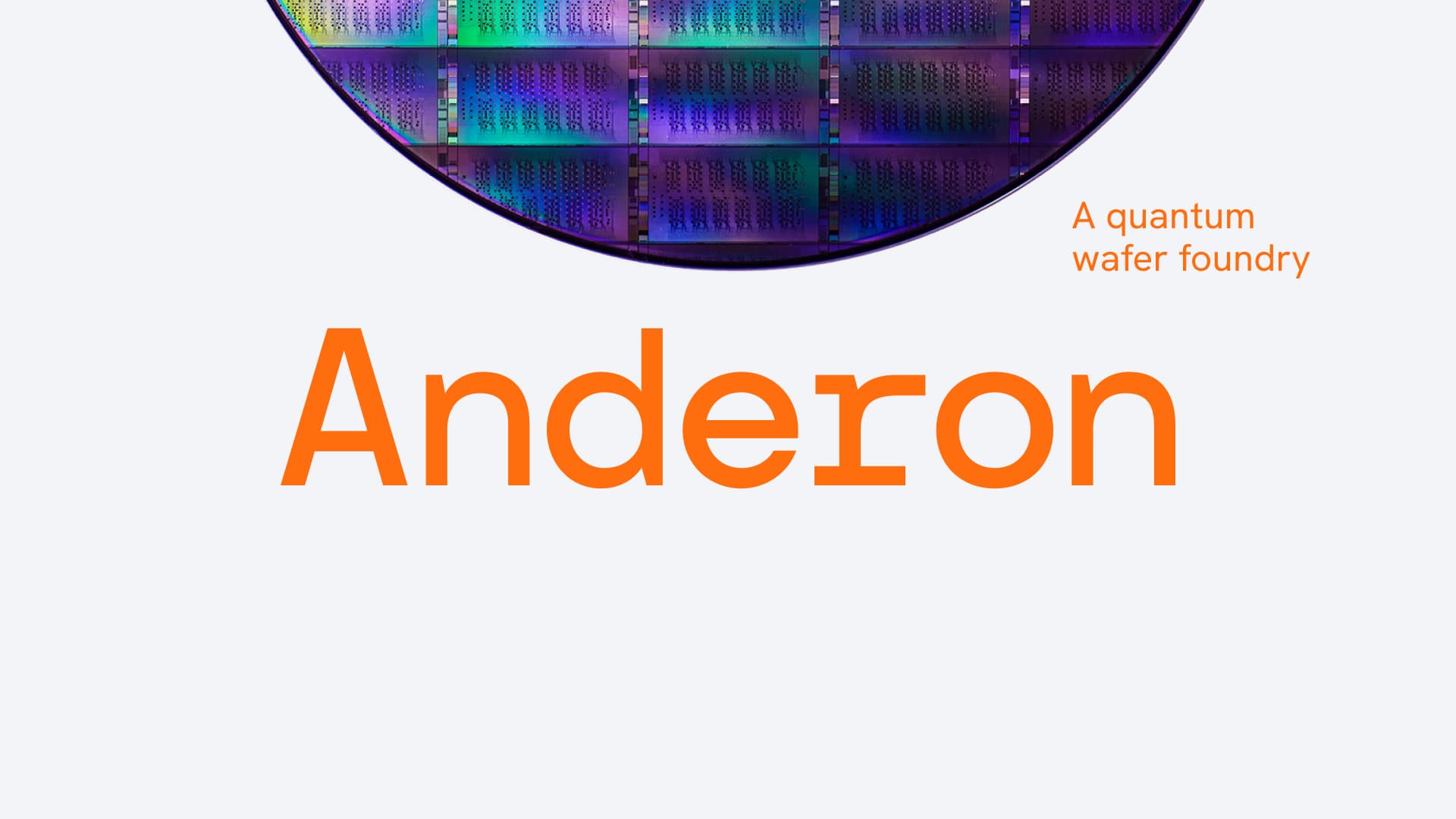 IBM Wafer with Anderon lettering below