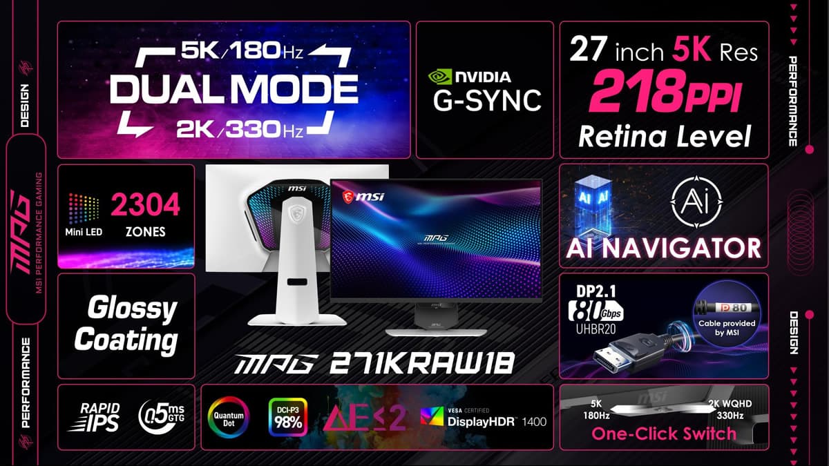 MSI MPG 271KRAW18