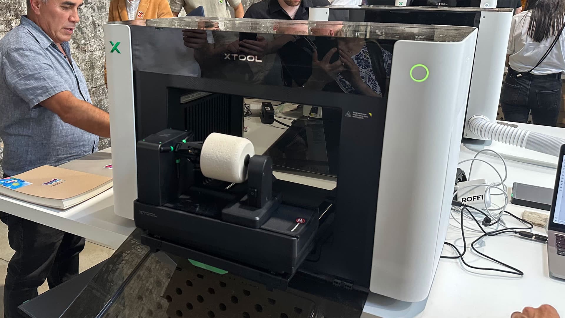 xTool 01 Omni Printer launch in Berlin