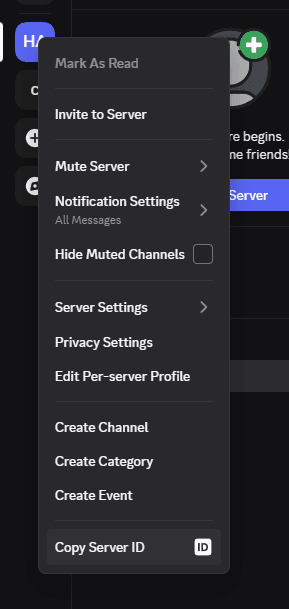 Copy Server ID