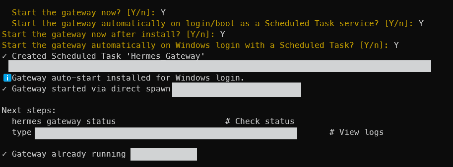 Gateway 関連設定