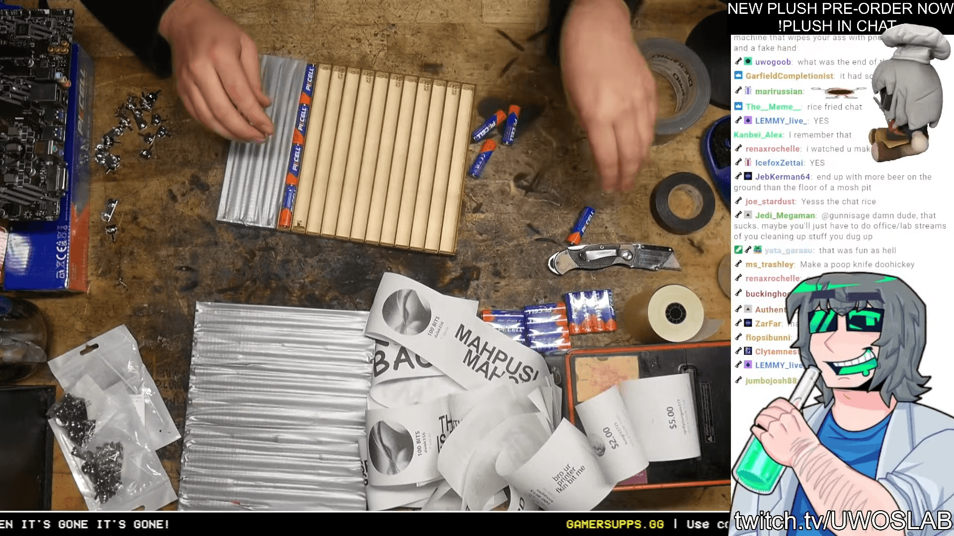 Powering a Desktop PC on 400 AA Alkaline Batteries
