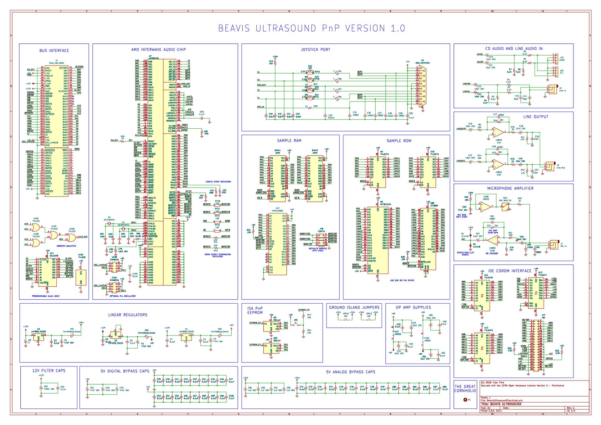 Beavis Ultrasound PnP ISA Sound Card Replica
