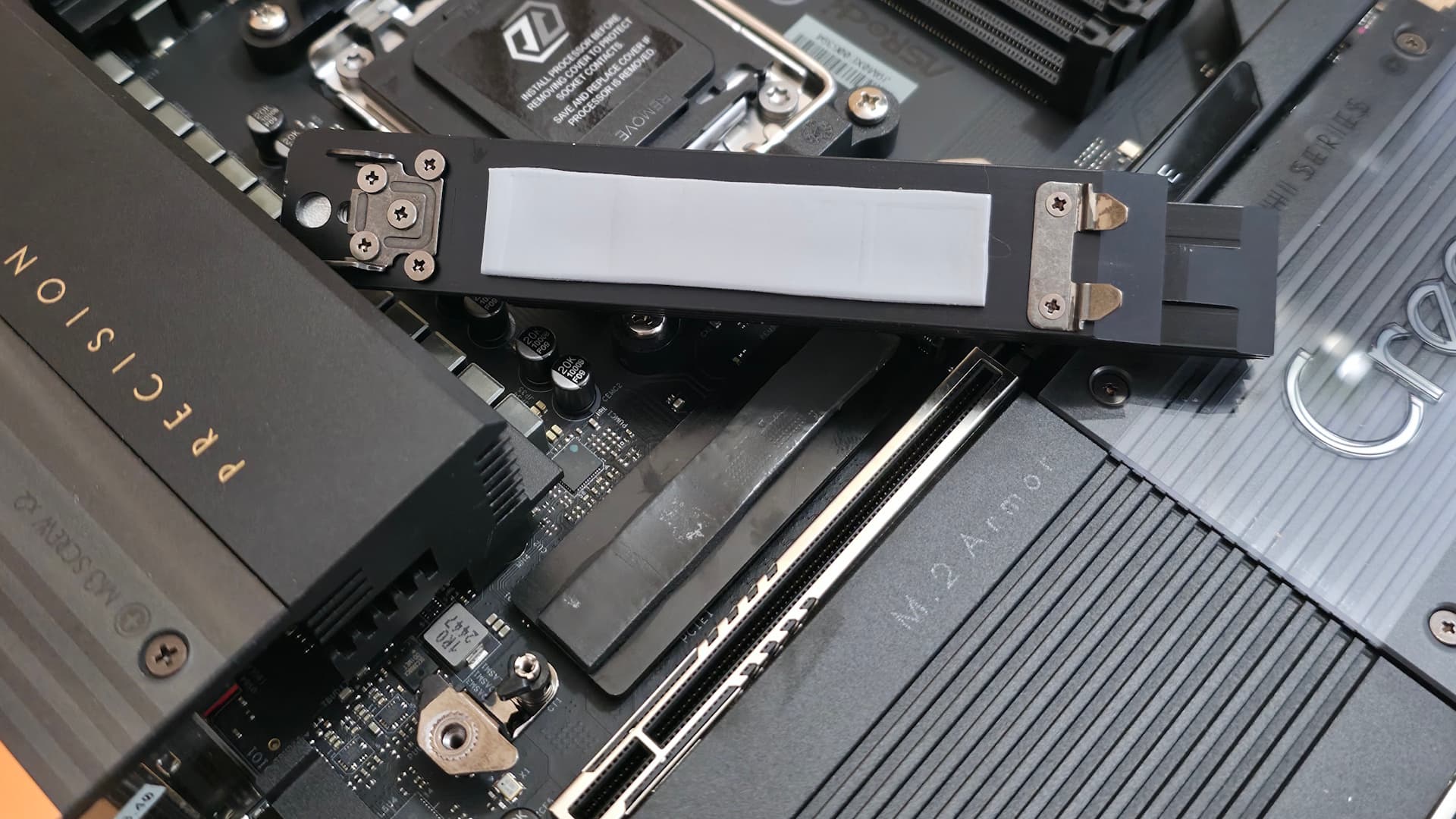 Testing motherboard m.2 heatsinks