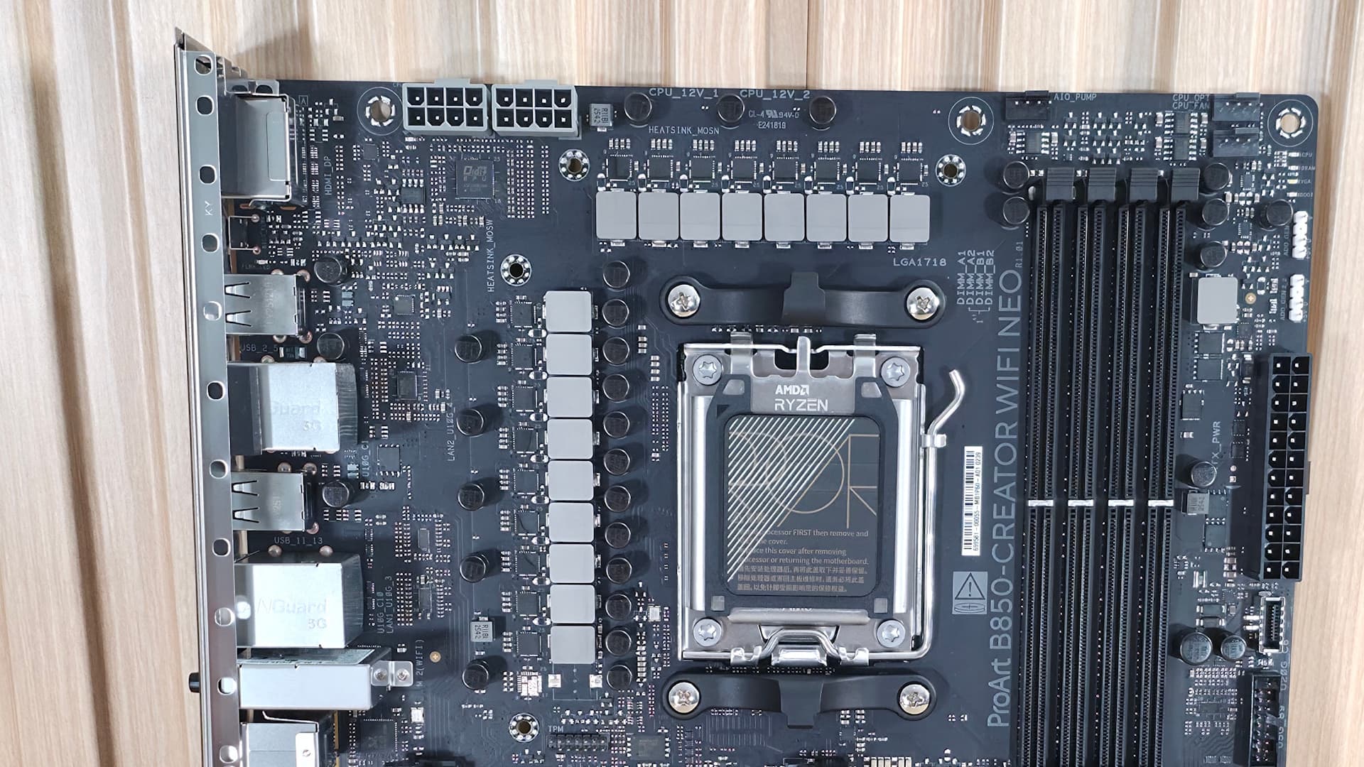 Asus B850-Creator Wifi Neo - VRMs
