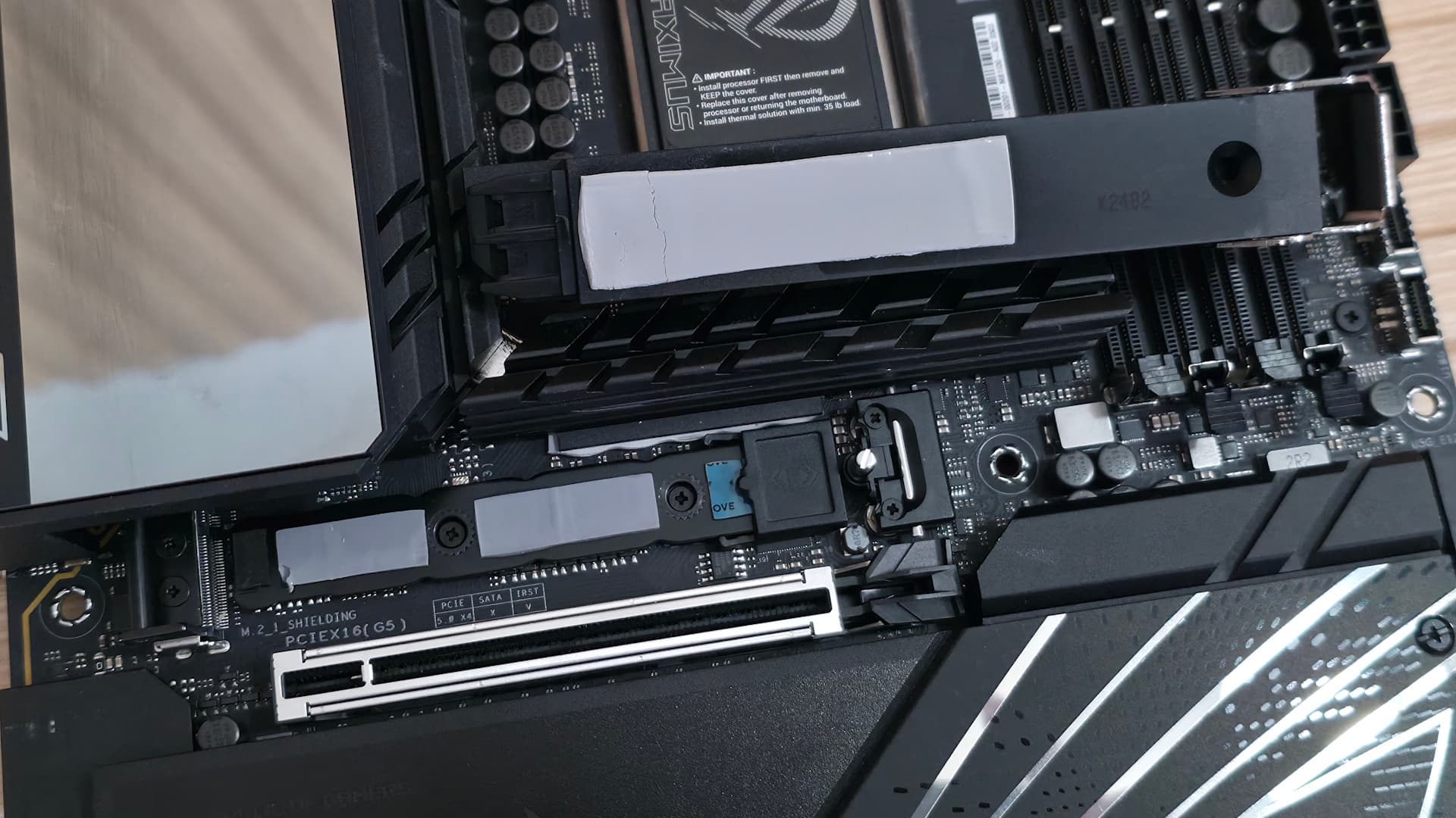 Testing motherboard m.2 heatsinks