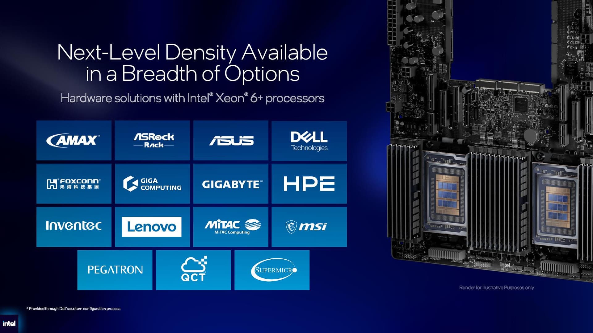 Intel Xeon 6+ details.