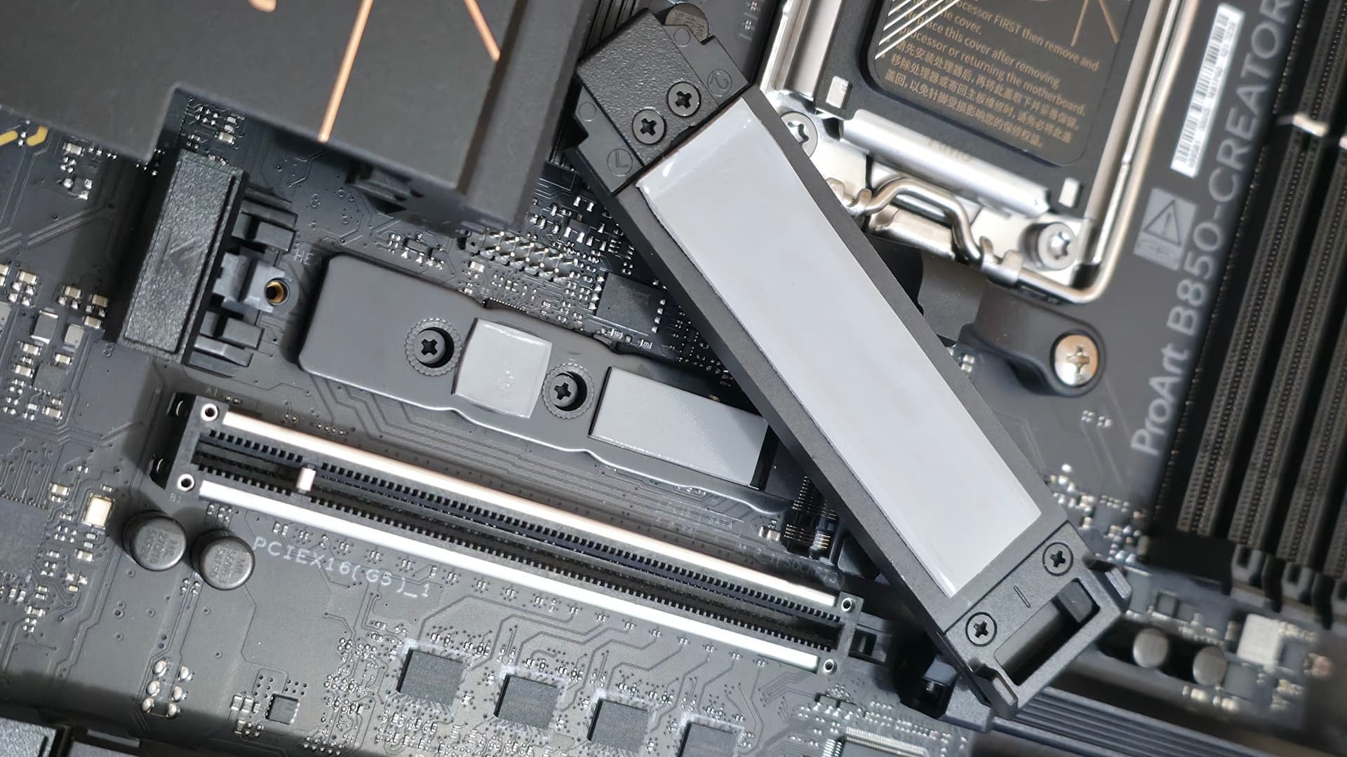 Testing motherboard m.2 heatsinks