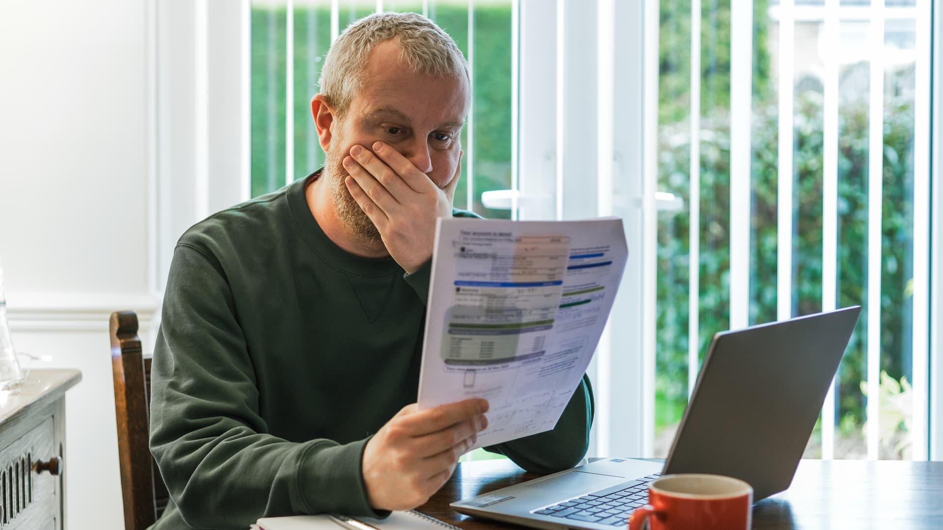 Man shocked by bill
