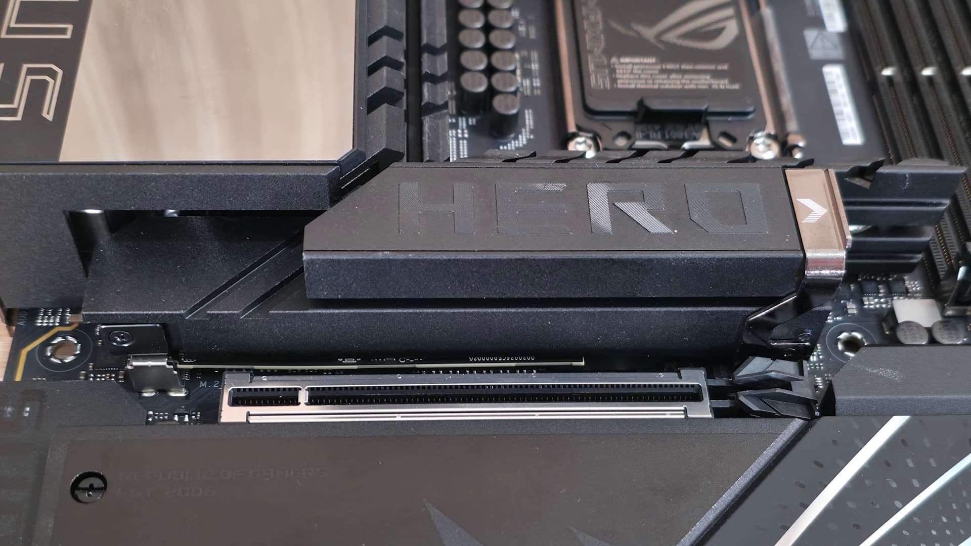 Testing motherboard m.2 heatsinks