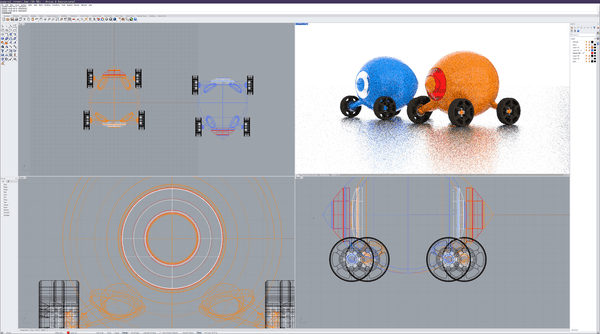 Rendering my concept car "Pupple".