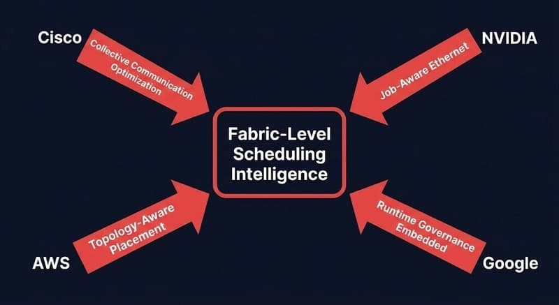 Cisco NVIDIA AWS Google converging on fabric-level AI scheduling intelligence