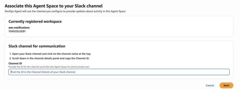 devops-agent-slack-channel