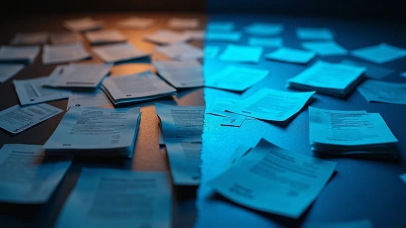 Finance operations dashboard showing AI agent invoice reconciliation confidence scores and human review queue