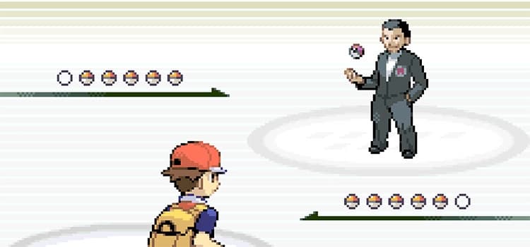 Nintendo Pokemon Fire Red Giovanni Battle