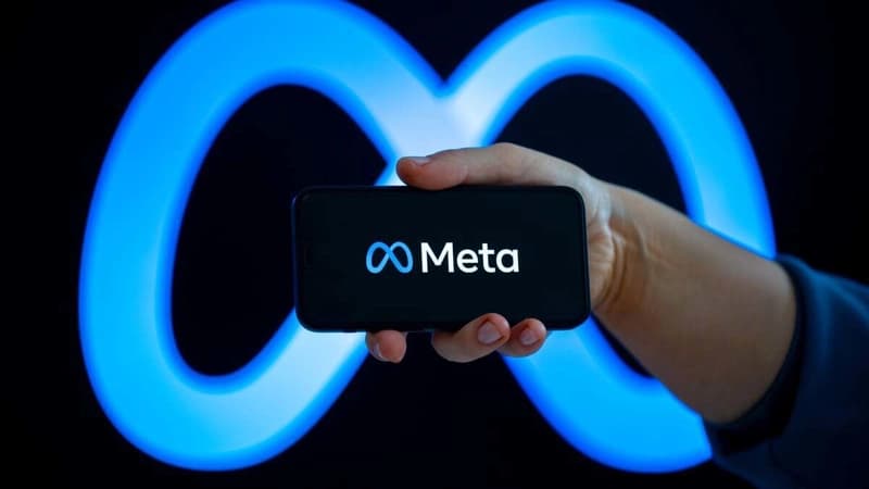 Meta logo signage outside corporate headquarters amid AI training copyright lawsuit coverage