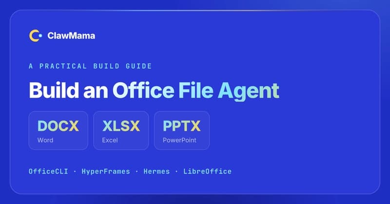 An Office file Agent built from four practical components