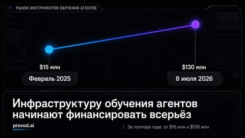 Таймлайн раундов Prime Intellect: $15 млн в феврале 2025 и $130 млн 8 июля 2026