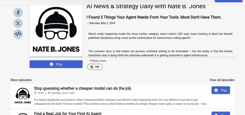 Nate B Jones AI News and Strategy Daily podcast episode — Find a Real Job for Your First AI Agent