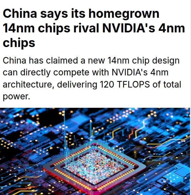 China is touting a 14nm logic + 18nm DRAM AI accelerator ...