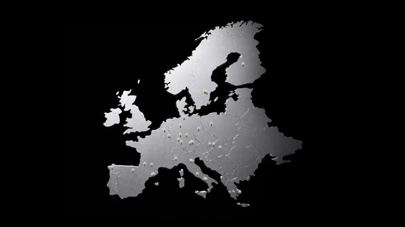 Map of 35 new NVIDIA AI supercomputers deployed across 23 European countries announced at ISC 2026