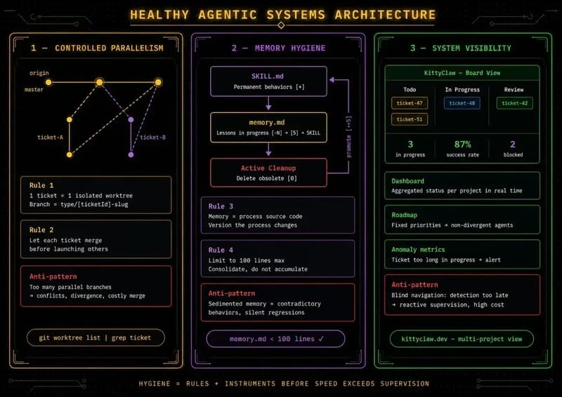 Healthy agentic systems architecture
