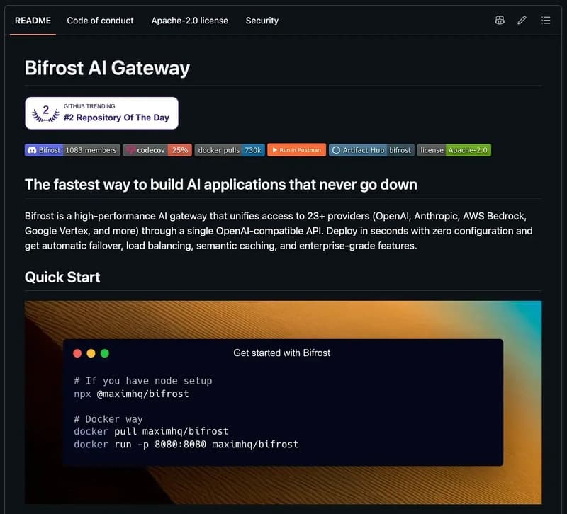 Bifrost AI Gateway