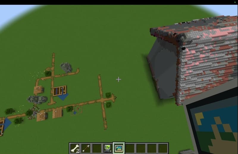 S2 scene, aerial