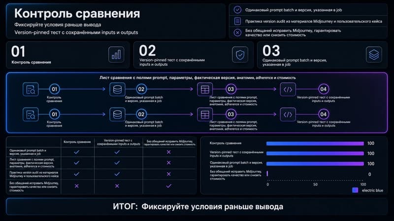 Карточка version-pinned теста