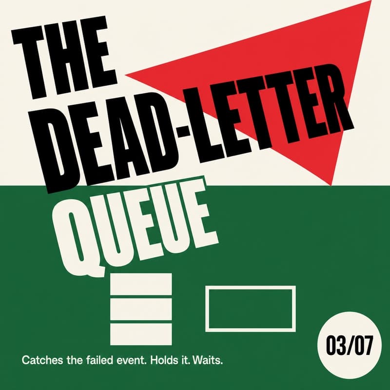 Dead letter queue architecture diagram for N8N voice AI pipeline with Postgres