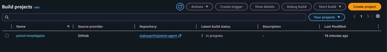 code build running