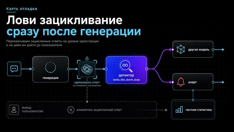 Карта отладки: где в пайплайне ловить зацикливание и куда ветвить n8n