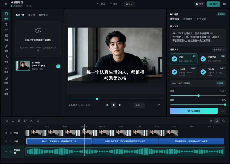 Timeline Studio multi-track editor