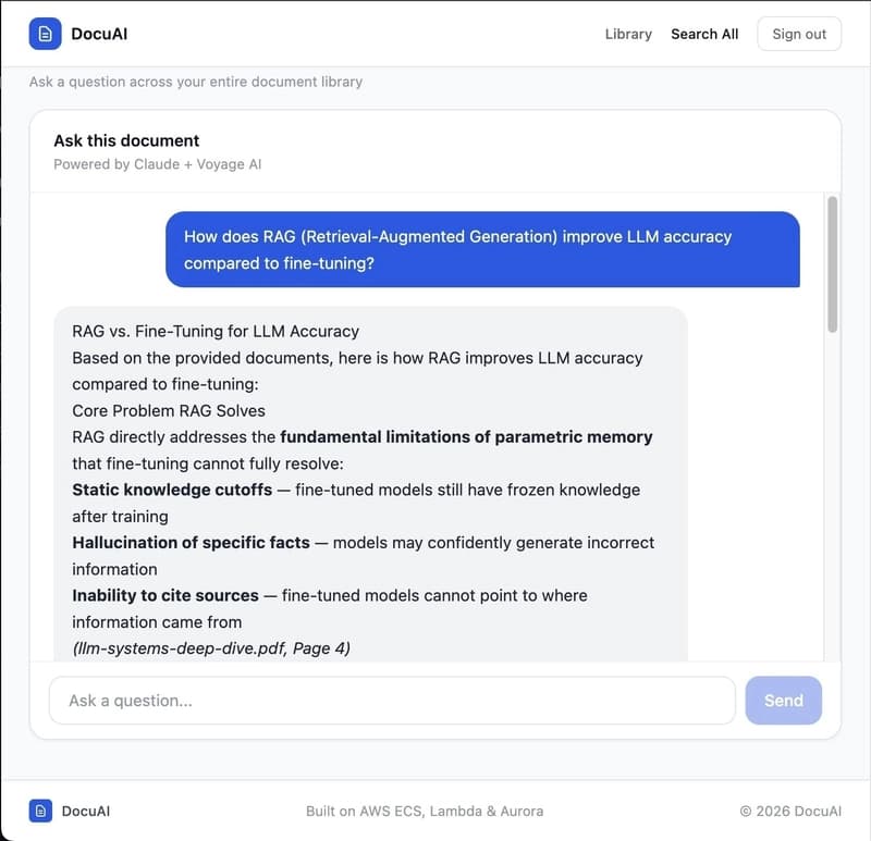 AI Document Processor — search documents